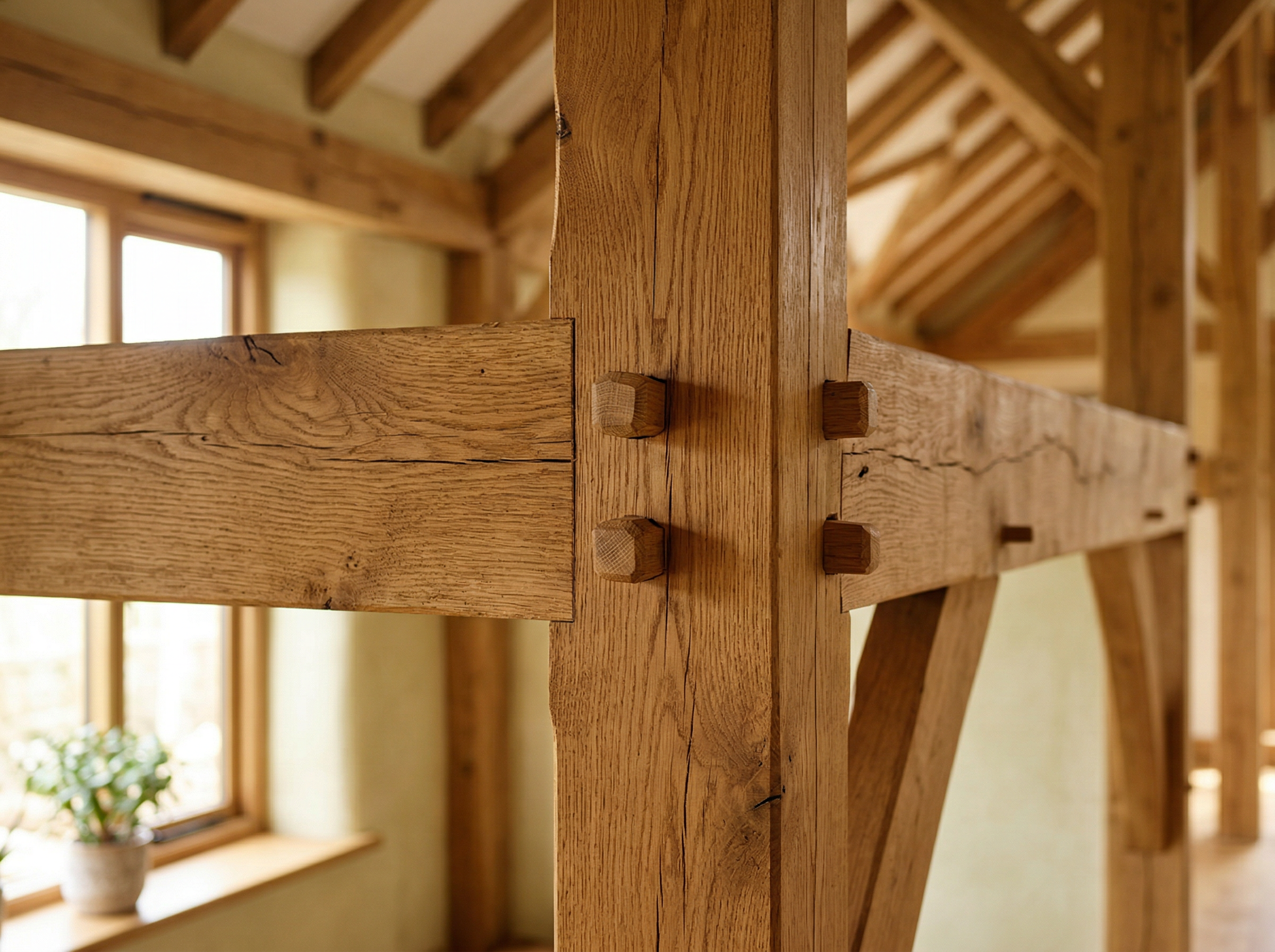 Close-up of precision craftsmanship